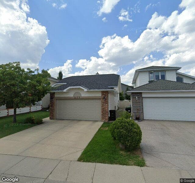Street view of 277 Riverview Close SE, Calgary