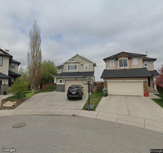 Street view of 123 Everwoods Green SW, Calgary