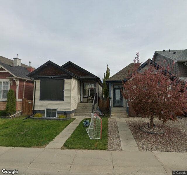 Street view of 184 New Brighton Green SE, Calgary