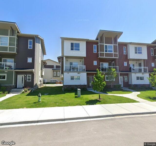 Street view of 288 Harvest Hills Way NE, Calgary