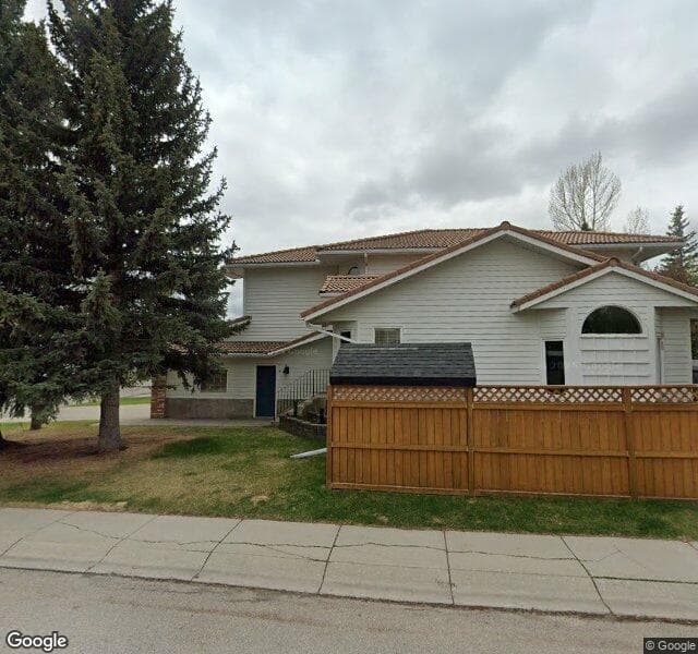 Street view of 122 Evergreen Terrace SW, Calgary