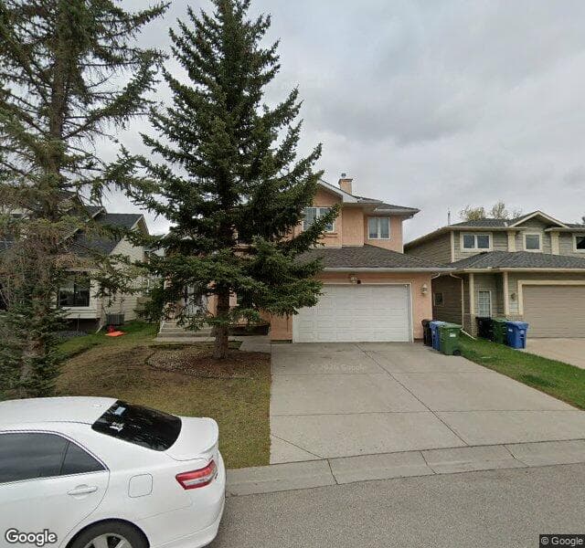 Street view of 115 Evergreen Court SW, Calgary