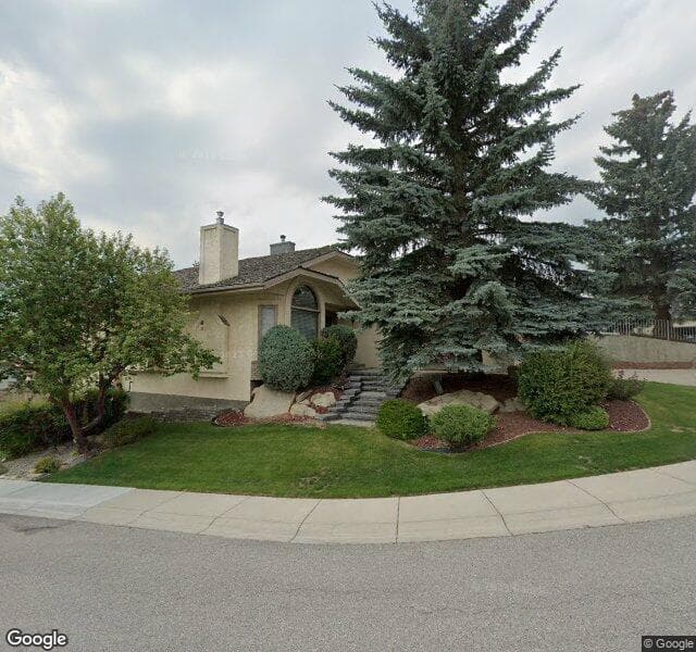 Street view of 123 Scenic Ridge Court NW, Calgary