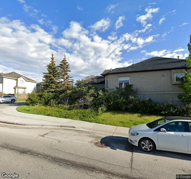 Street view of 2 Strathlea Crescent SW, Calgary