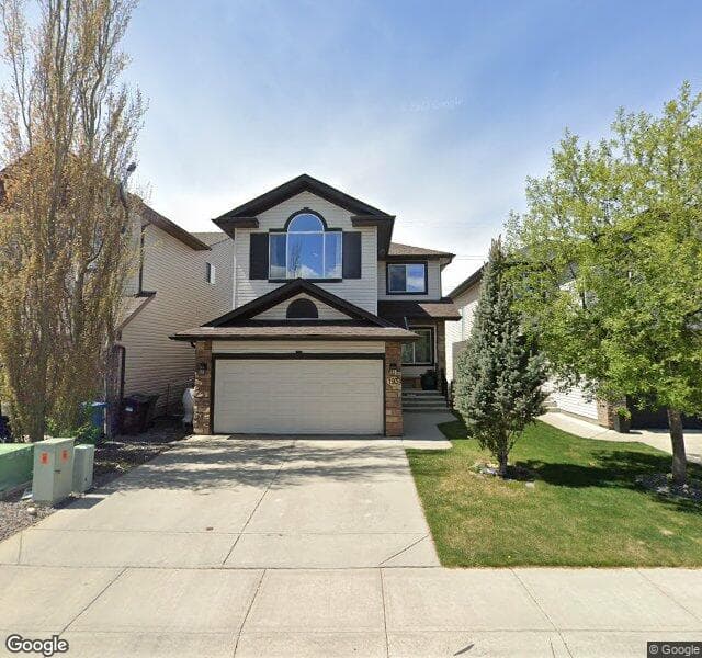 Street view of 193 Tuscany Reserve Rise NW, Calgary