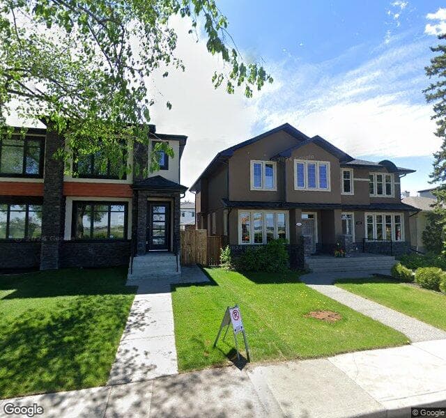 Street view of 1129 Renfrew Drive NE, Calgary