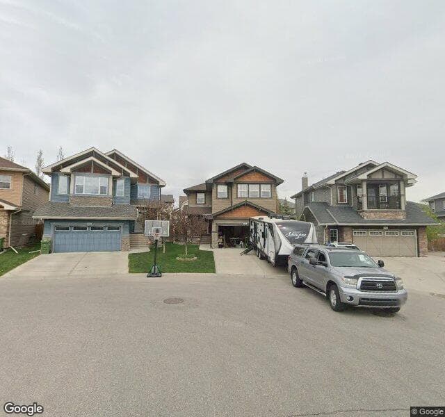 Street view of 166 Royal Oak Green NW, Calgary
