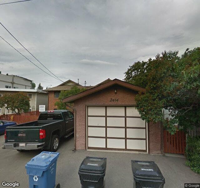 Street view of 2414 1 Street NW, Calgary