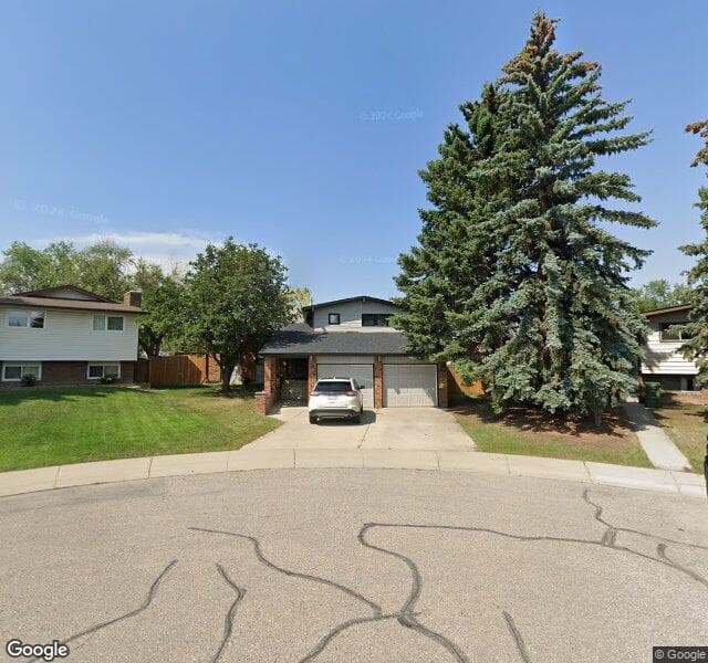 Street view of 16 Bracewood Place SW, Calgary