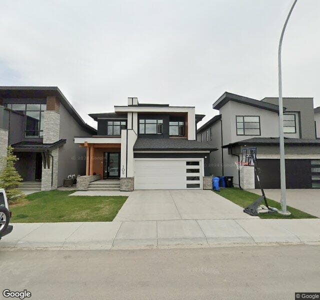 Street view of 109 Rock Lake Heights NW, Calgary