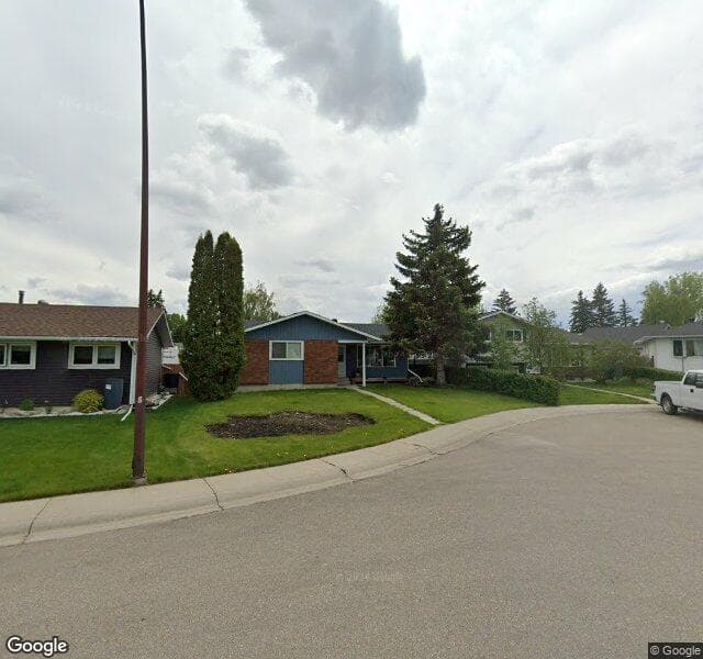 Street view of 119 Queen Anne Place SE, Calgary