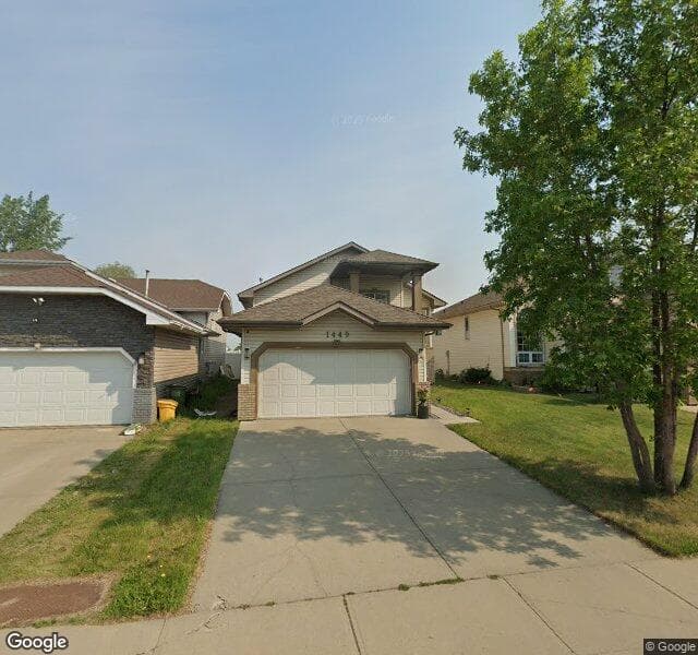 Street view of 1449 Jefferys Crescent NW, Edmonton