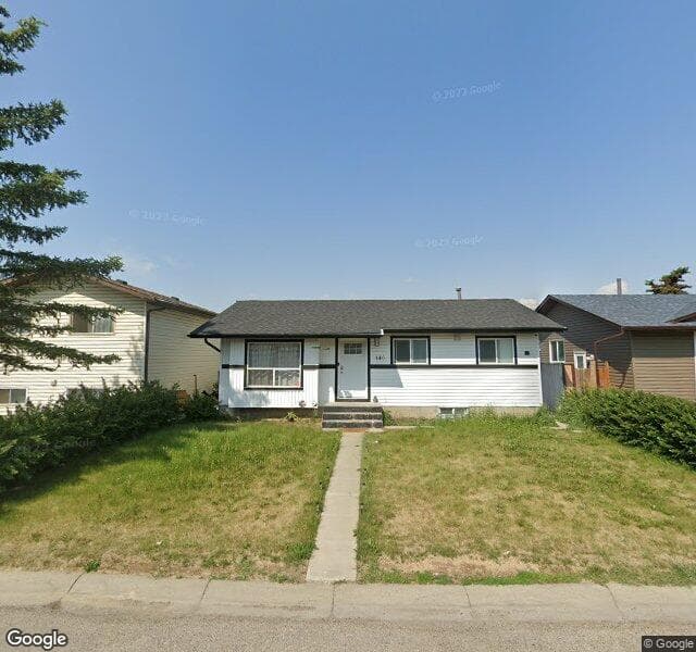 Street view of 140 Castleridge Road NE, Calgary