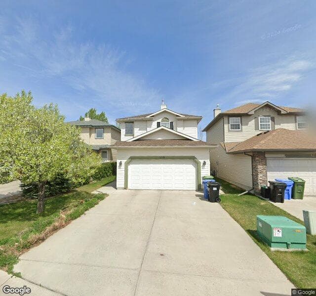 Street view of 159 Tuscany Meadows Court NW, Calgary