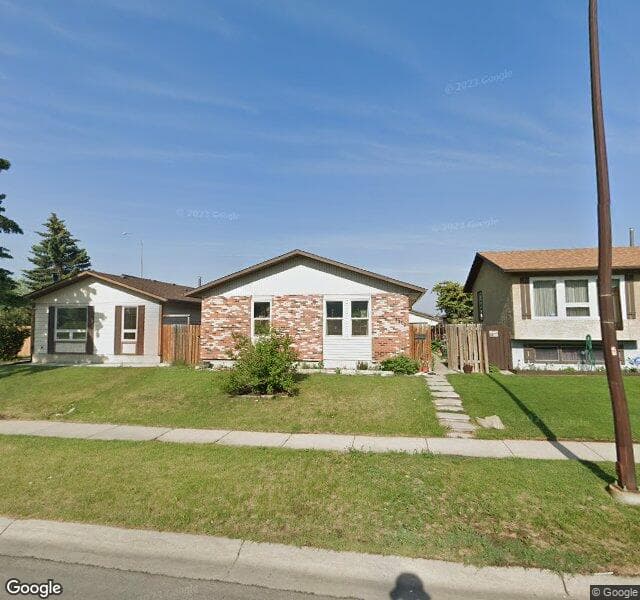 Street view of 3307 42 Street NE, Calgary