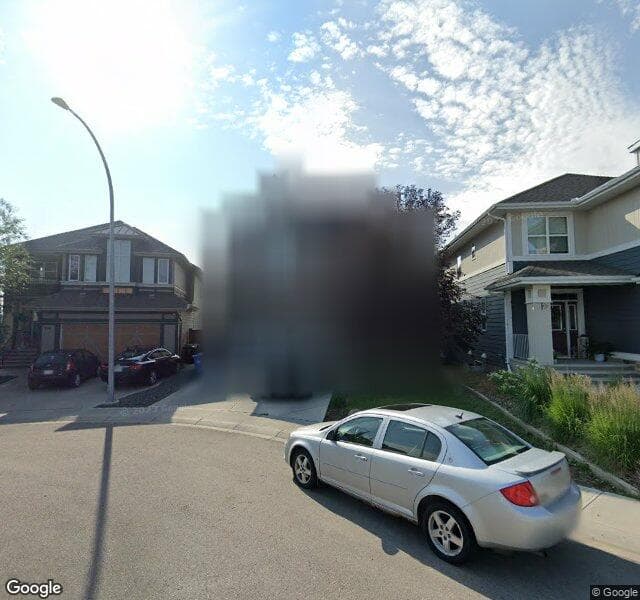 Street view of 290 Mahogany Place SE, Calgary