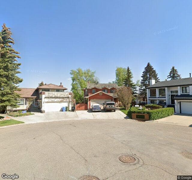 Street view of 127 Berkshire Place NW, Calgary