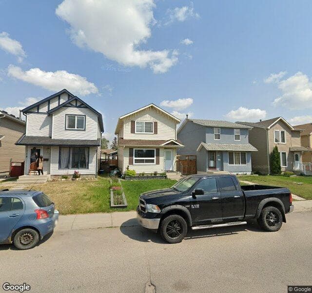 Street view of 104 Castlebrook Road NE, Calgary