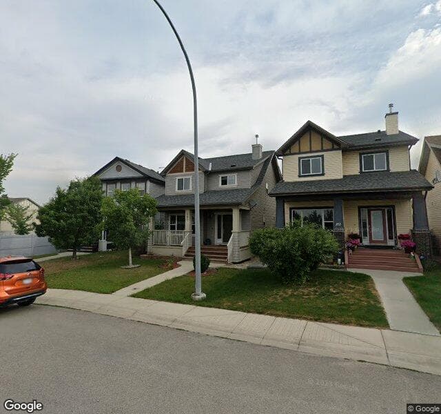 Street view of 185 Copperstone Circle SE, Calgary