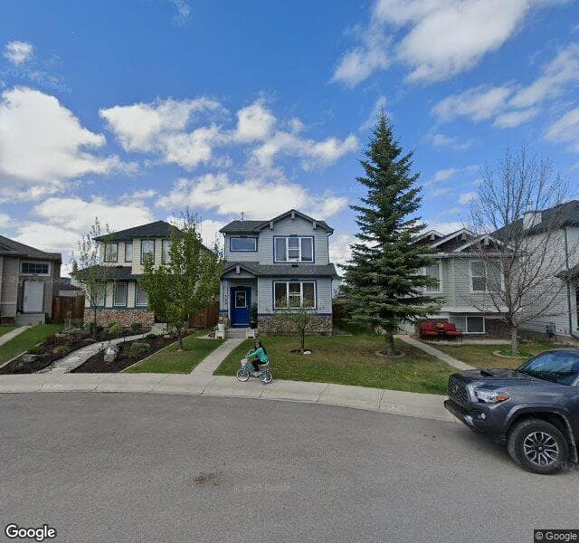 Street view of 308 Eversyde Circle SW, Calgary