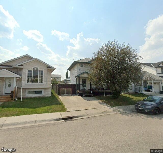 Street view of 218 Saratoga Close NE, Calgary