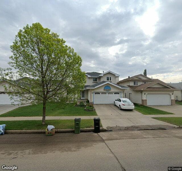 Street view of 17539 91 Street NW, Edmonton