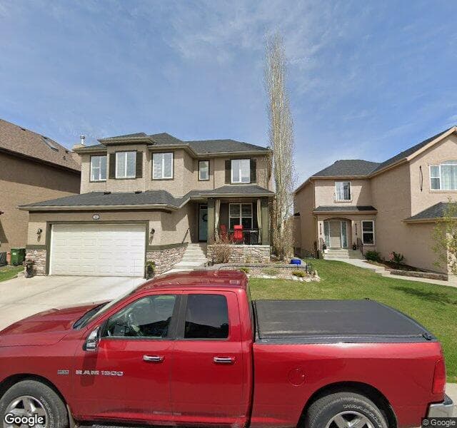 Street view of 163 Tuscany Glen Place NW, Calgary