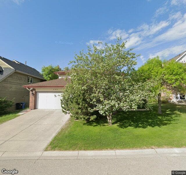 Street view of 240 Hawkview Manor Place NW, Calgary