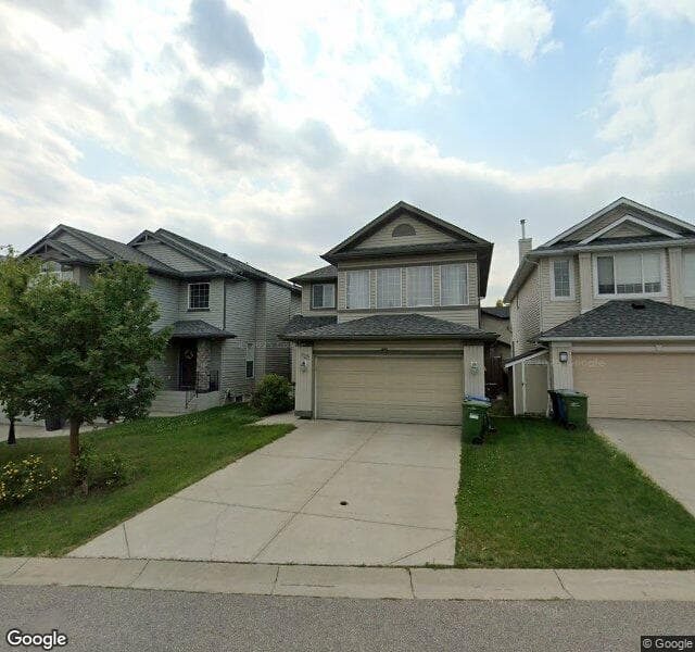 Street view of 225 Tuscany Ravine Close NW, Calgary