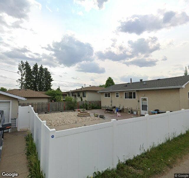 Street view of 13331 64 Street NW, Edmonton