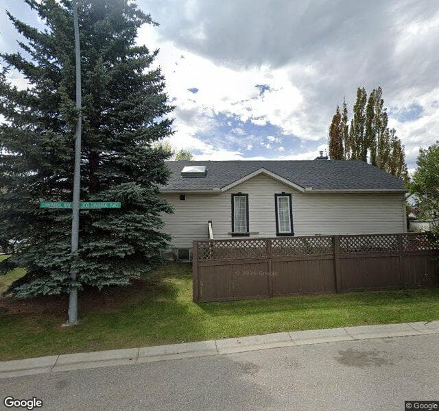 Street view of 101 Chaparral Way SE, Calgary