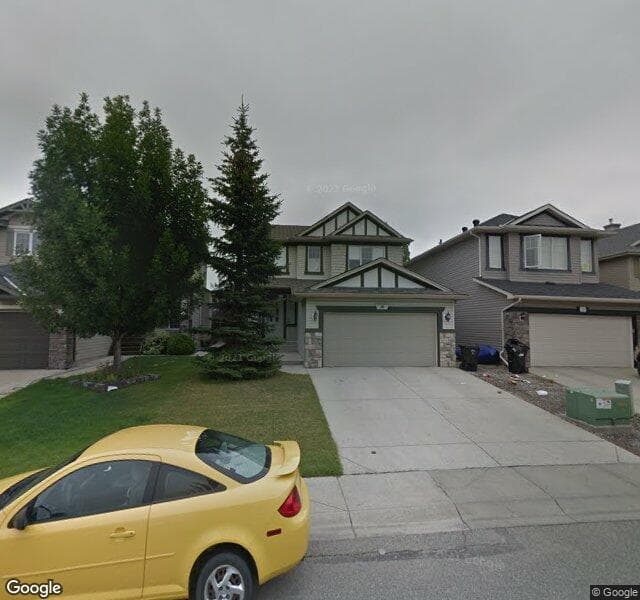 Street view of 18 Chaparral Grove SE, Calgary