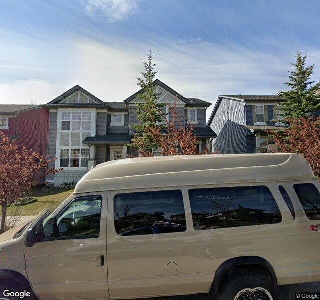 Street view of 1058 Panatella Boulevard NW, Calgary