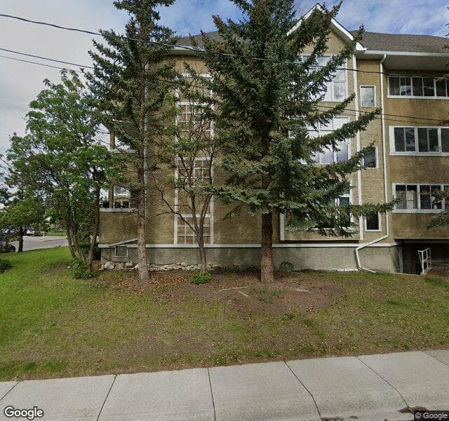 Street view of 101-4944 8 Avenue SW, Calgary