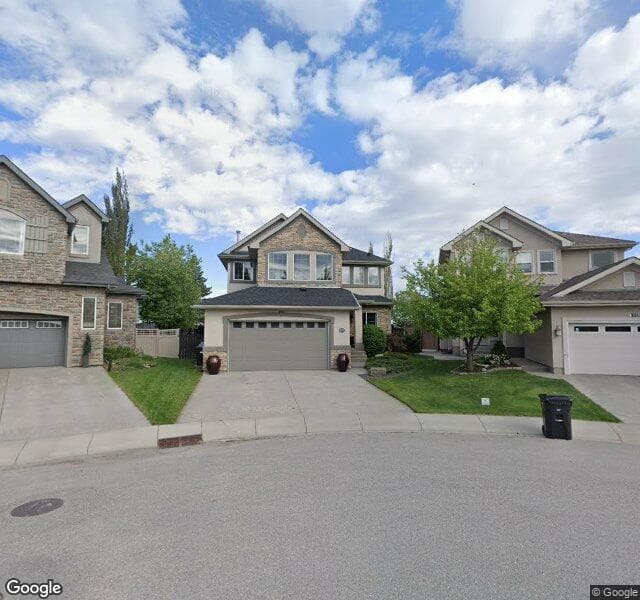 Street view of 123 Cranleigh Green SE, Calgary