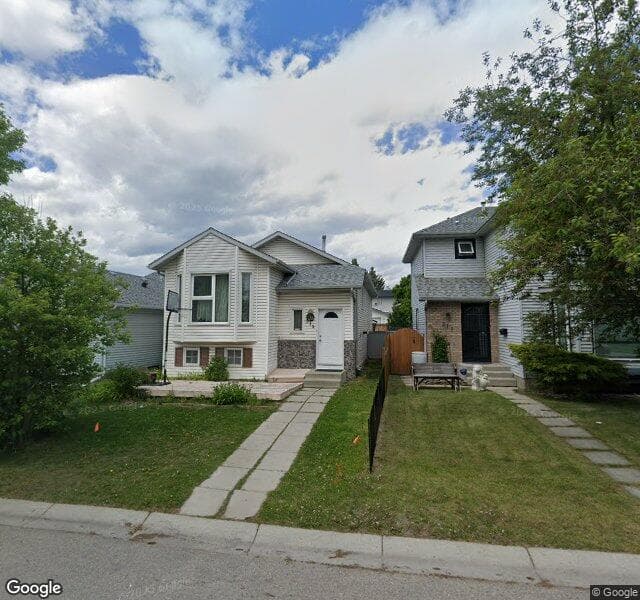 Street view of 319 Coventry Close NE, Calgary