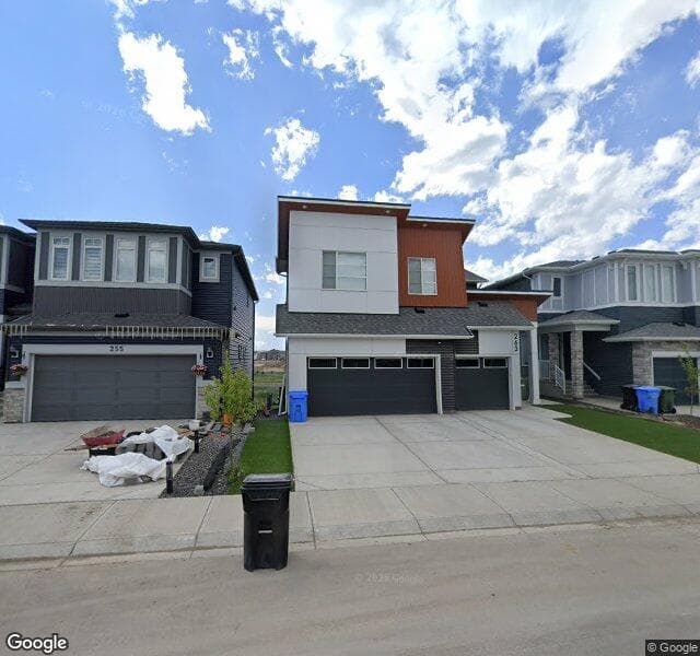 Street view of 263 Lucas Way NW, Calgary