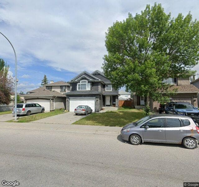 Street view of 336 Chaparral Drive SE, Calgary