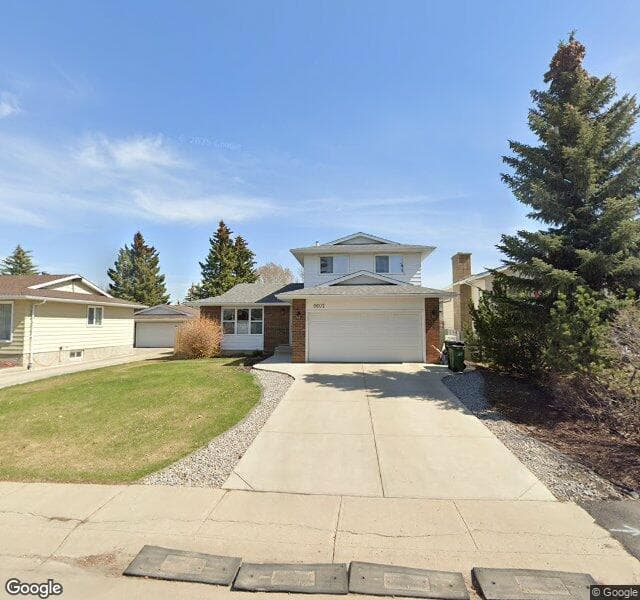 Street view of 6607 187 Street NW, Edmonton