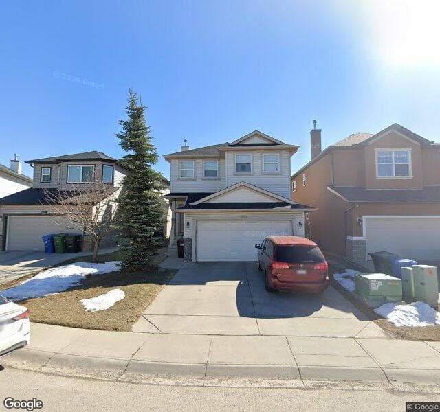 Street view of 321 Saddlecrest Way NE, Calgary