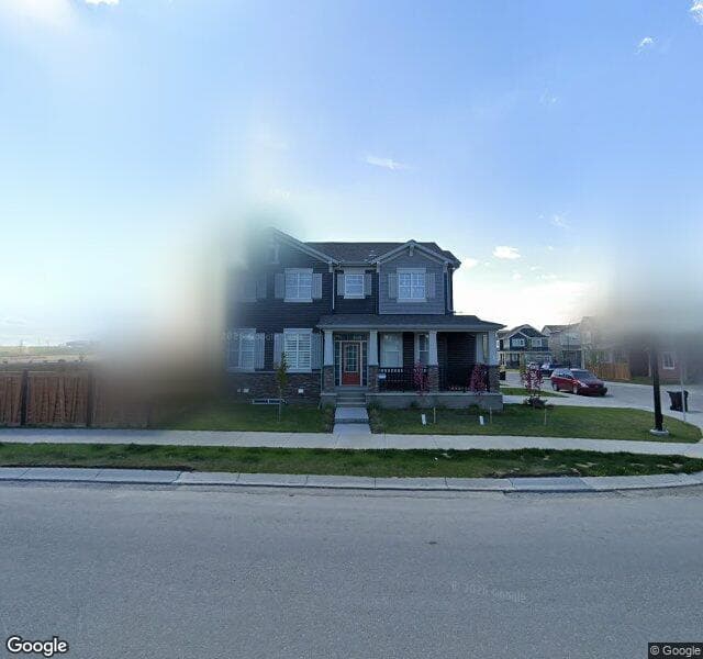 Street view of 1323 Carrington Boulevard NW, Calgary