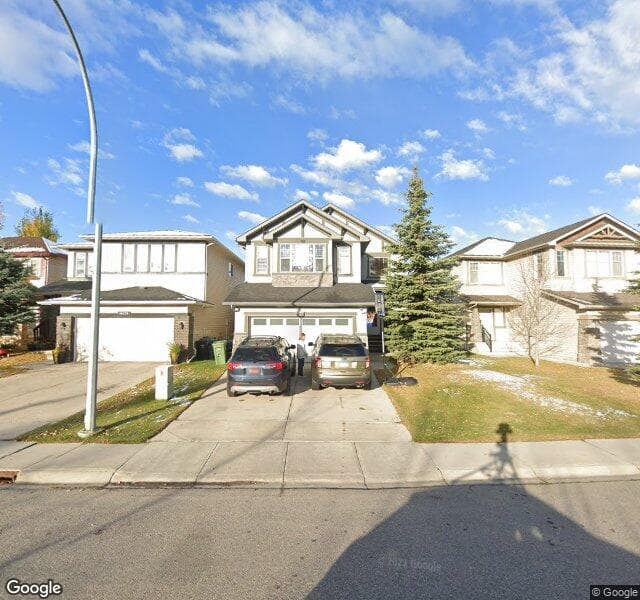 Street view of 18631 Chaparral Manor SE, Calgary