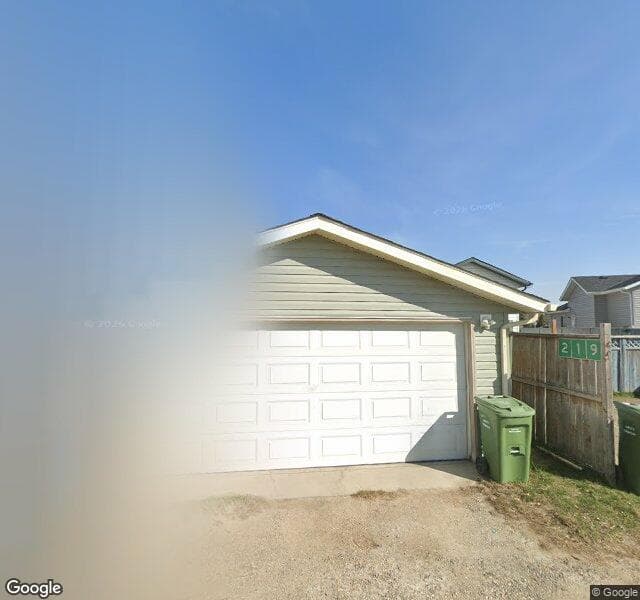 Street view of 219 Martindale Boulevard NE, Calgary