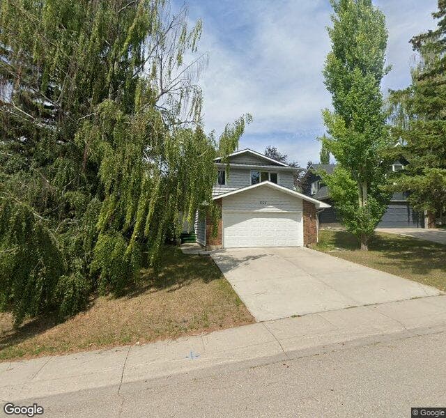 Street view of 244 Pump Hill Crescent SW, Calgary