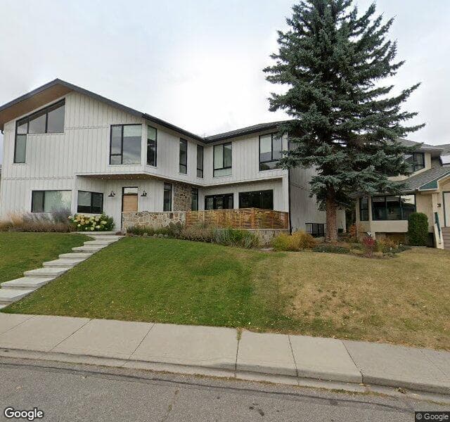 Street view of 1936 Briar Crescent NW, Calgary