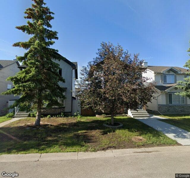 Street view of 160 Taravista Crescent NE, Calgary