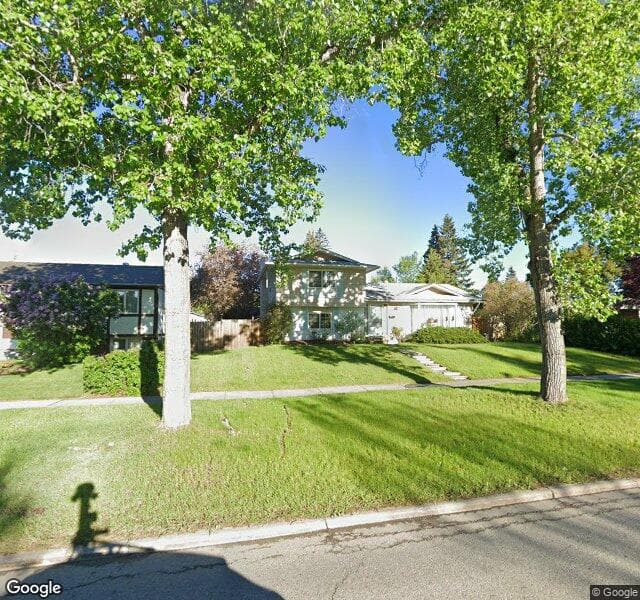 Street view of 1071 Acadia Drive SE, Calgary