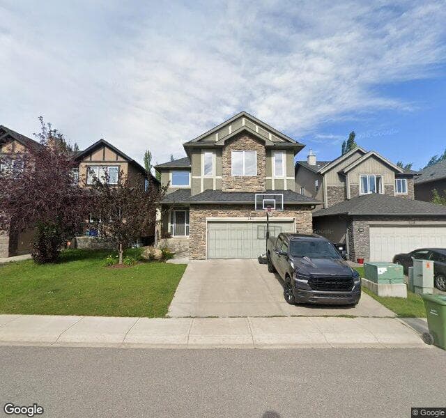 Street view of 130 Aspen Stone Grove SW, Calgary