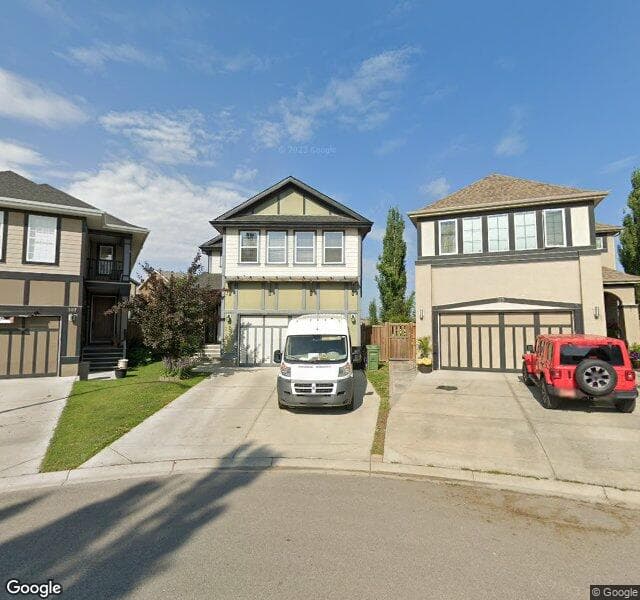 Street view of 311 Mahogany Court SE, Calgary