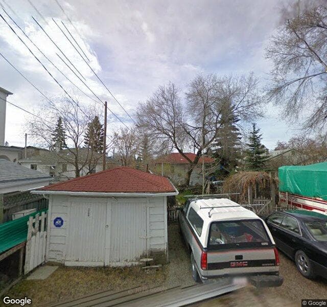 Street view of 1-1706 Kensington Road NW, Calgary